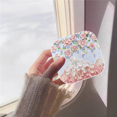 Vruća slatka Blue whale Mount Fuji Contact Len torbica Putna naočala Kutija za leće za uniseks Držač kompleta za njegu očiju Posuda za podršku Poklon