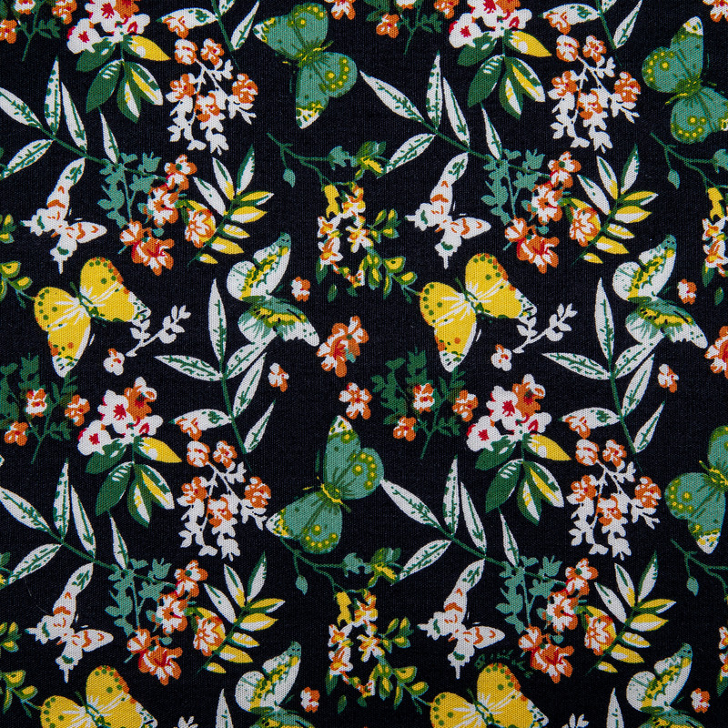 Pamučna kravata s uzorkom leptira za muškarce, svatove, klasična crna cvjetna kravata s džepnim kvadratom, kopča corbatas para hombre