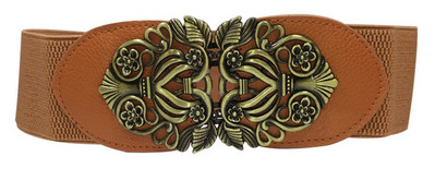 Női divat elasztikus övek tervező luxusmárka Love Heart fém csatos derék ruha kabát pulóver dekoratív derékpánt