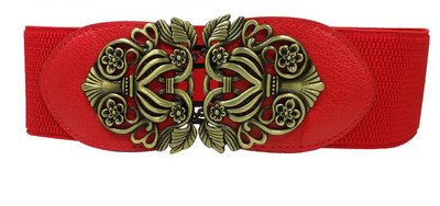 Női divat elasztikus övek tervező luxusmárka Love Heart fém csatos derék ruha kabát pulóver dekoratív derékpánt