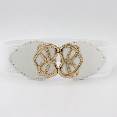 Női divat elasztikus övek tervező luxusmárka Love Heart fém csatos derék ruha kabát pulóver dekoratív derékpánt