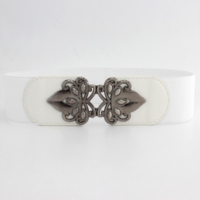 Női divat elasztikus övek tervező luxusmárka Love Heart fém csatos derék ruha kabát pulóver dekoratív derékpánt