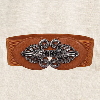 Női divat elasztikus övek tervező luxusmárka Love Heart fém csatos derék ruha kabát pulóver dekoratív derékpánt