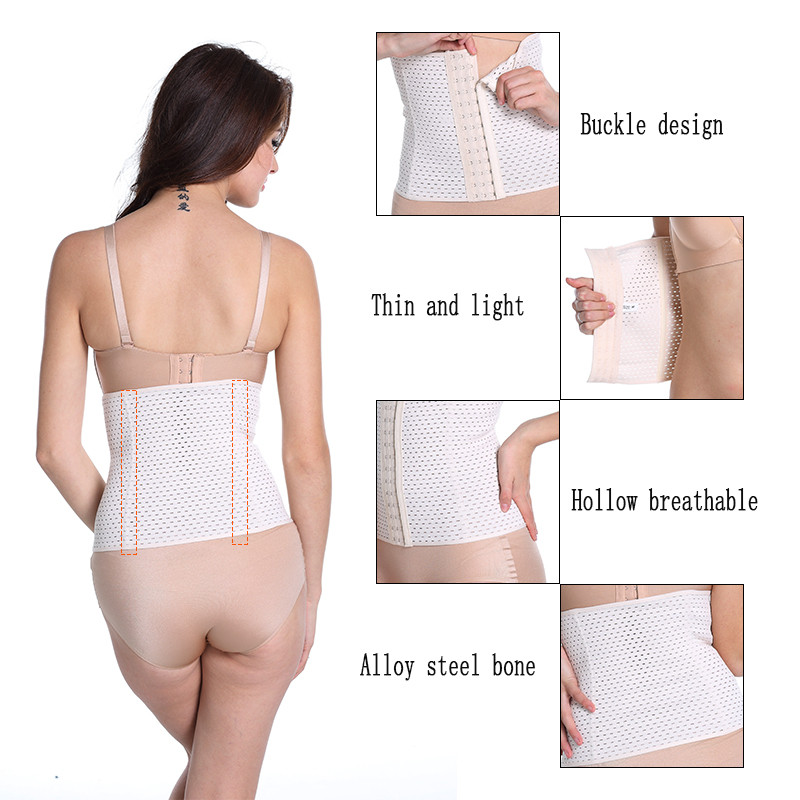 M-4XL Női Fűző Övek Deréktréner Latex Cincher Női Karcsúsító Öv Övek Alakformáló ruházat Fitness Fűző Tok