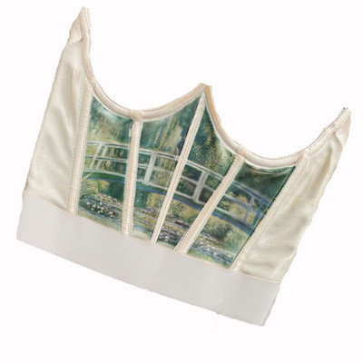Gótikus övek női álmodozó festmény nyomat patchwork öv, virágos csipke, magasan nyúló, elegáns női összehajtható táska 2021