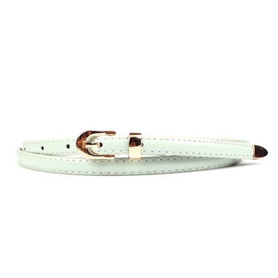 Lakkbőr vékony övtű csat derékpánt ruha szoknyák ruhák öv női ruha övek egyszínű bőr cukorka színű övek