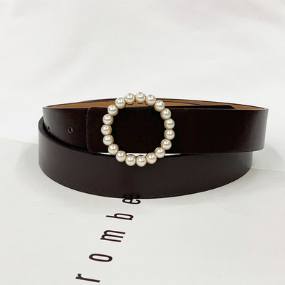 Farmer öv női derék gyöngyöv női bőr Ceinture női divatos pánt Cintos dekoratív derékpánt Cummerbunds