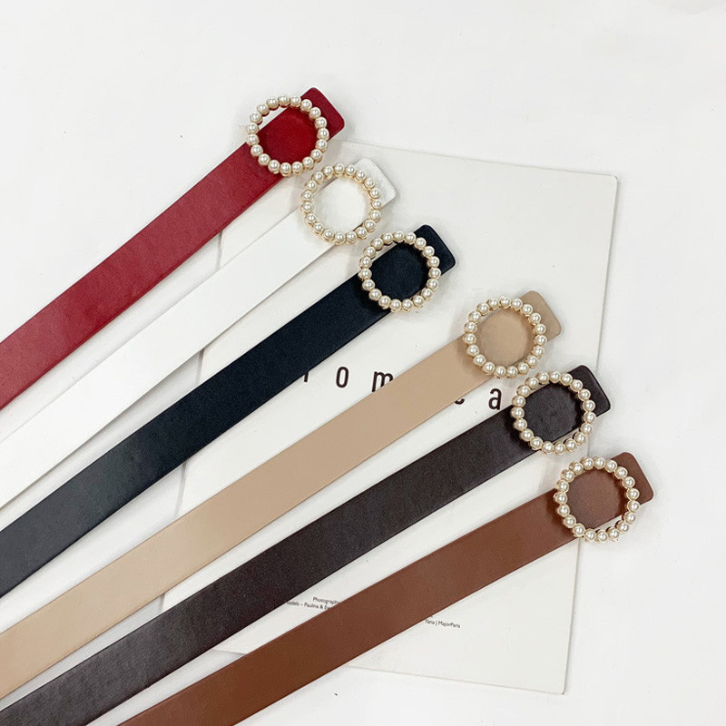 Farmer öv női derék gyöngyöv női bőr Ceinture női divatos pánt Cintos dekoratív derékpánt Cummerbunds