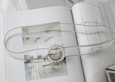 Női divat átlátszó műanyag pánt, kerek szív, négyzet alakú strasszos csatos öv All-Match farmerruha, derékpánttal