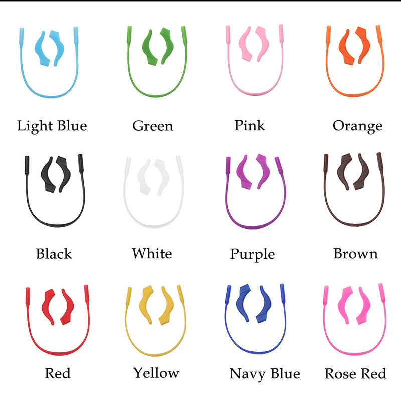 Nove dječje vrpce za naočale Silikonski lančić za naočale Kukice za uši Remen za naočale Dodaci za naočale Sportski sigurnosni pribor