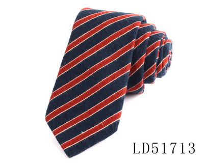 Nova muška ležerna kravata od brušenog pamuka od 6 cm, cvjetna kravata za muškarce i žene, tvornica modnih kravata na veliko