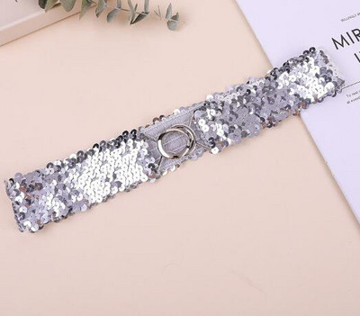 Flitteres derékpánt gyönyörű divatos felnőtt gyerek női öv nagykereskedés rugalmas öv csatos rugalmas derékpánt