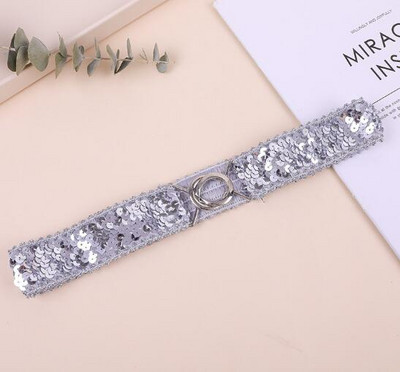 Flitteres derékpánt gyönyörű divatos felnőtt gyerek női öv nagykereskedés rugalmas öv csatos rugalmas derékpánt