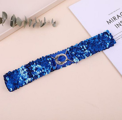 Flitteres derékpánt gyönyörű divatos felnőtt gyerek női öv nagykereskedés rugalmas öv csatos rugalmas derékpánt