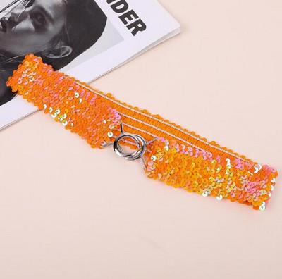 Flitteres derékpánt gyönyörű divatos felnőtt gyerek női öv nagykereskedés rugalmas öv csatos rugalmas derékpánt