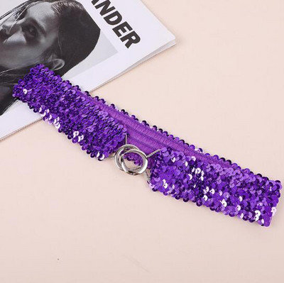 Flitteres derékpánt gyönyörű divatos felnőtt gyerek női öv nagykereskedés rugalmas öv csatos rugalmas derékpánt