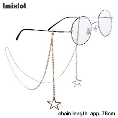 Divat Medál Szemüvegek Láncok Kereszt Szív Csillag Virág Szemüvegek Napszemüvegek Szemüvegek Fém Lánctartó Zsinór Zsinór Nyaklánc