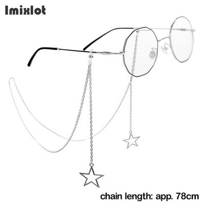 Divat Medál Szemüvegek Láncok Kereszt Szív Csillag Virág Szemüvegek Napszemüvegek Szemüvegek Fém Lánctartó Zsinór Zsinór Nyaklánc