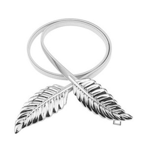 Divat ezüst fém rugalmas deréklánc öv Lady luxus derékpánt Elegáns cintos femininos 2 színes női övek bg-038