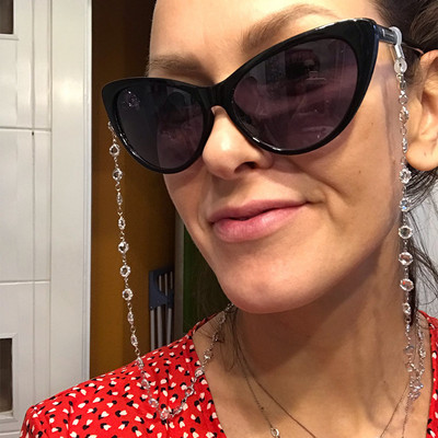 Hot Trend Fém Gyöngyök Női Szemüvegek Lánc Nyári Menő Napszemüvegek Lánc Csúszásgátló Szemüveg nyaklánc Kristálymaszk Szíj Landyard