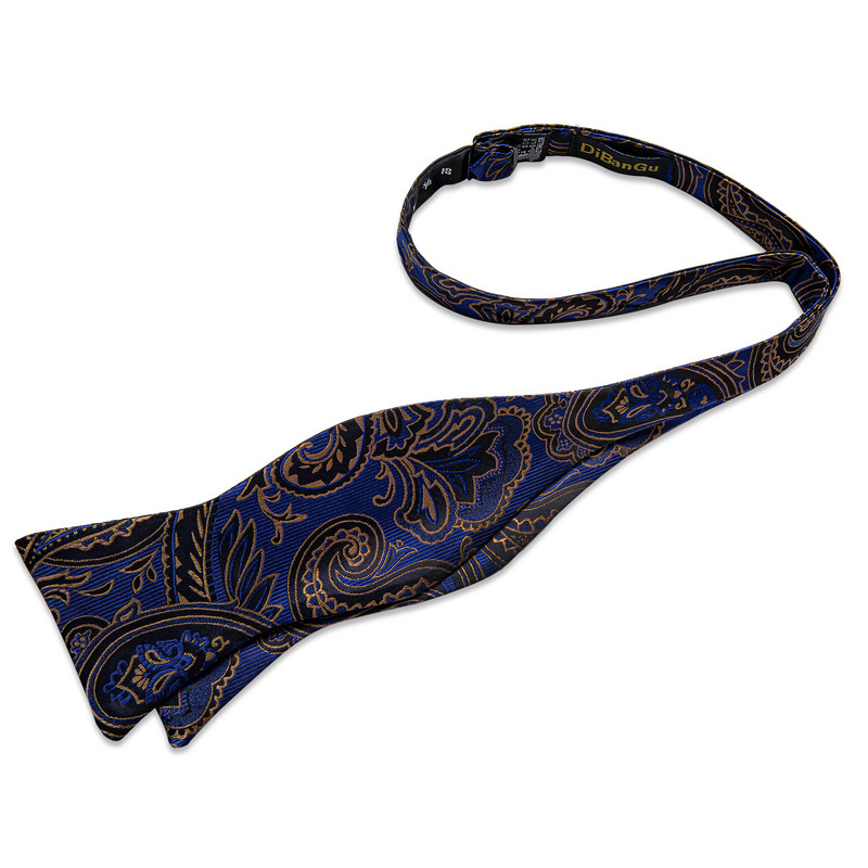 Retro tamnoplave leptir-mašne za muške dodatke s džepnim kvadratom Setovi manžeta Visokokvalitetne svilene leptir-mašne za vjenčanje Poklon za praznike