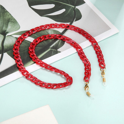 Teamer Chic Ženska vrpca za sunčane naočale Lanac od akrila Lanci za naočale za čitanje Viseći lančići oko vrata Držač uzica Remen za naočale