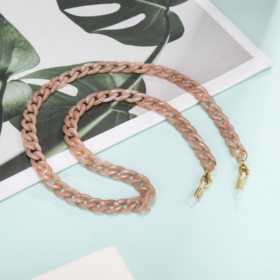 Teamer Chic Ženska vrpca za sunčane naočale Lanac od akrila Lanci za naočale za čitanje Viseći lančići oko vrata Držač uzica Remen za naočale