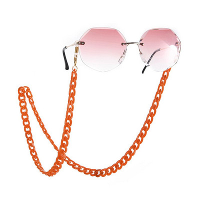 Teamer Chic Ženska vrpca za sunčane naočale Lanac od akrila Lanci za naočale za čitanje Viseći lančići oko vrata Držač uzica Remen za naočale
