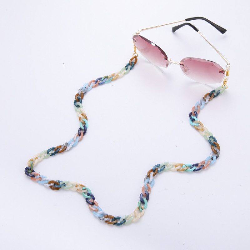 Teamer Chic Ženska vrpca za sunčane naočale Lanac od akrila Lanci za naočale za čitanje Viseći lančići oko vrata Držač uzica Remen za naočale