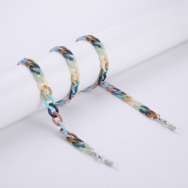 Teamer Chic Ženska vrpca za sunčane naočale Lanac od akrila Lanci za naočale za čitanje Viseći lančići oko vrata Držač uzica Remen za naočale