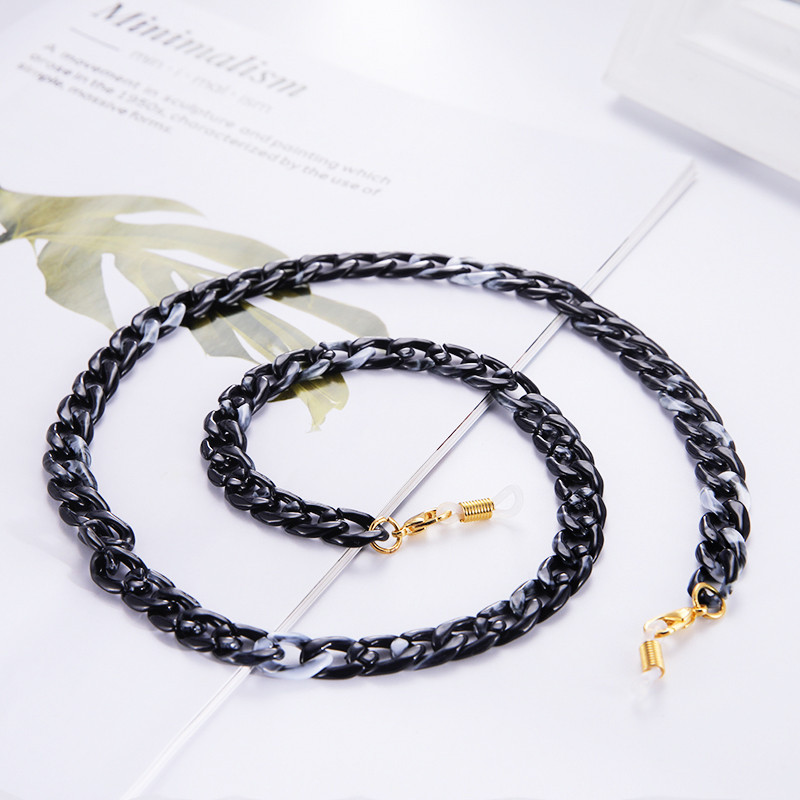 Teamer Chic Ženska vrpca za sunčane naočale Lanac od akrila Lanci za naočale za čitanje Viseći lančići oko vrata Držač uzica Remen za naočale