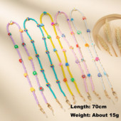 Divat Gyöngyös Szemüveglánc Női Kreatív Napszemüvegek Nyakpántos Maszk Szíjtartó Nyakzsinór akasztós A nyakon Szemüvegek Ékszer Ajándék