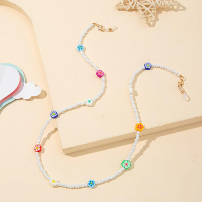 Divat Gyöngyös Szemüveglánc Női Kreatív Napszemüvegek Nyakpántos Maszk Szíjtartó Nyakzsinór akasztós A nyakon Szemüvegek Ékszer Ajándék