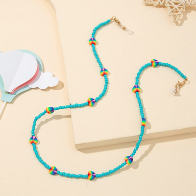 Divat Gyöngyös Szemüveglánc Női Kreatív Napszemüvegek Nyakpántos Maszk Szíjtartó Nyakzsinór akasztós A nyakon Szemüvegek Ékszer Ajándék