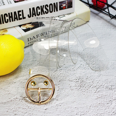 Südamevööd Naistele Vaigust armas läbipaistev vöö teksad kleit vöörihm Kinnitusnõel Harajuku naiste ümmargune PVC läbipaistev vöö 122