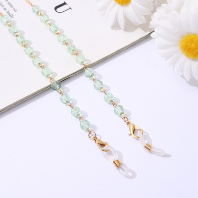 Divat akril kristály szemüveg lánc pillangó gyöngyös nyakpánt napszemüveg lánc női ékszer szemüveg lánc tartó