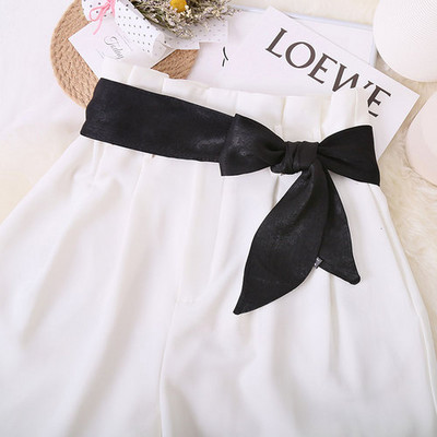 Forró nyári farmer szoknya dekoratív tiszta öv női puha szatén selyem sál derék karcsú multifunkciós keskeny szalag kalappánt