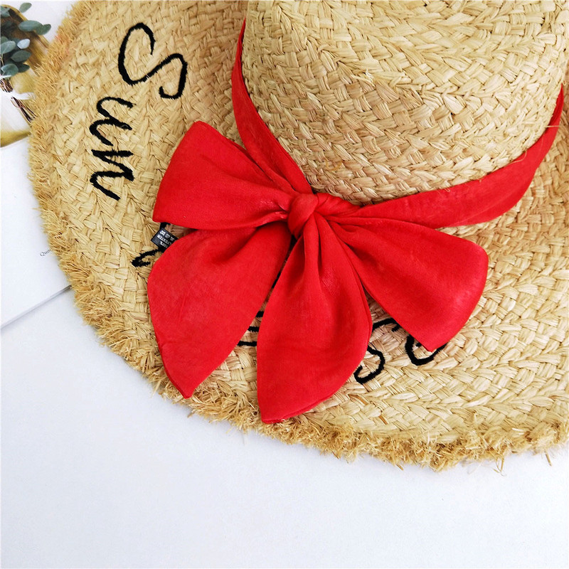 Forró nyári farmer szoknya dekoratív tiszta öv női puha szatén selyem sál derék karcsú multifunkciós keskeny szalag kalappánt
