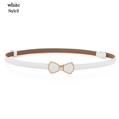Új divatos egyszerű ruha deréköv női PU bőr fém csat derékpánt divat elegáns vékony derékpánt ruházati kiegészítők