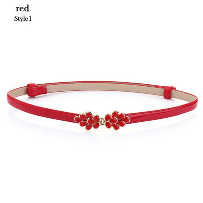 Új divatos egyszerű ruha deréköv női PU bőr fém csat derékpánt divat elegáns vékony derékpánt ruházati kiegészítők