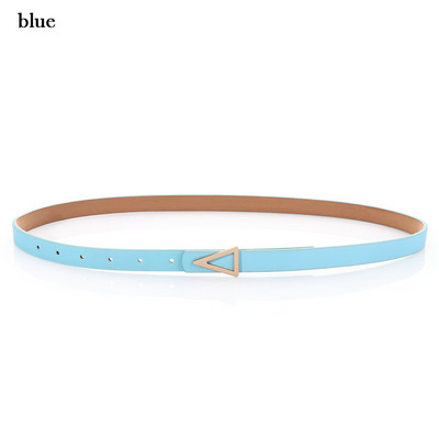 Új divatos egyszerű ruha deréköv női PU bőr fém csat derékpánt divat elegáns vékony derékpánt ruházati kiegészítők