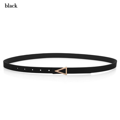 Új divatos egyszerű ruha deréköv női PU bőr fém csat derékpánt divat elegáns vékony derékpánt ruházati kiegészítők