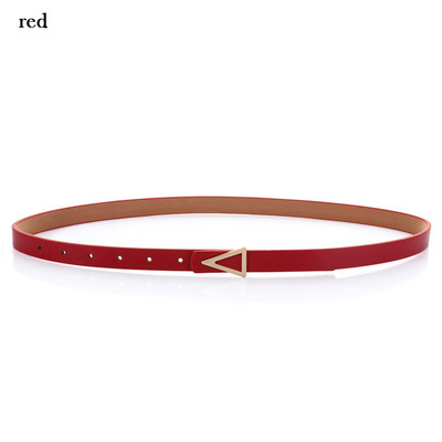 Új divatos egyszerű ruha deréköv női PU bőr fém csat derékpánt divat elegáns vékony derékpánt ruházati kiegészítők