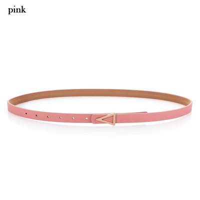 Új divatos egyszerű ruha deréköv női PU bőr fém csat derékpánt divat elegáns vékony derékpánt ruházati kiegészítők