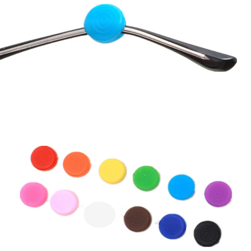 5 perechi de fixare a templului Suport anti-alunecare din silicon Ochelari elastici Orificiu dublu Cârlig pentru ureche Accesorii pentru picioare pentru oglindă A006