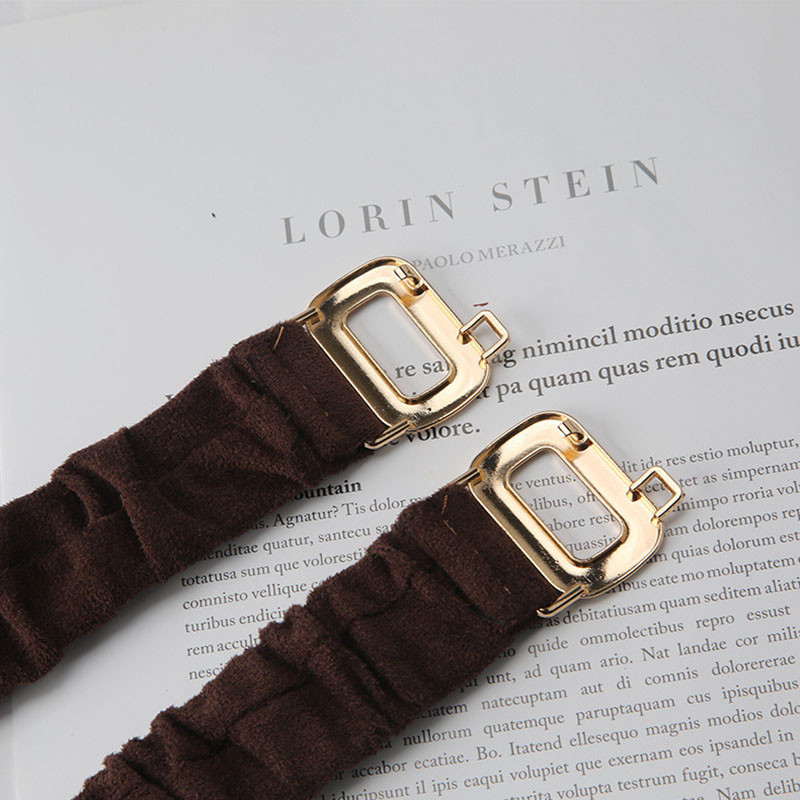 Naiste elastsus laia vöökohaga riidest vöö naistele metallist pandlaga vöö särk, ülikond, kleit, riiete aksessuaarid