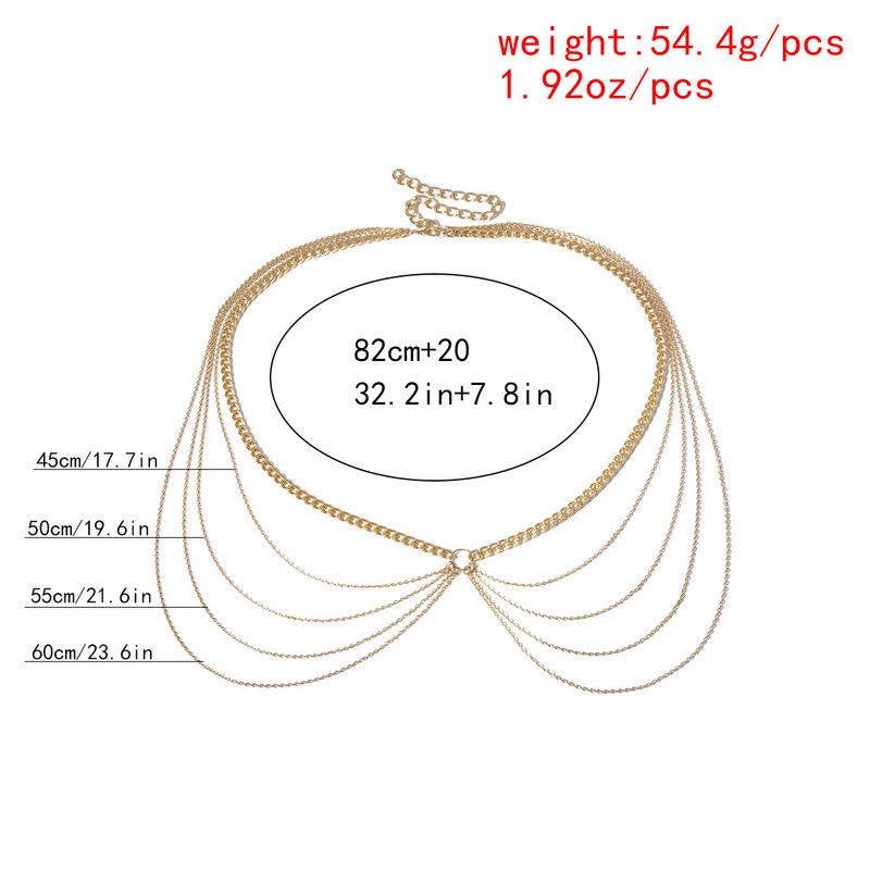 Vintage többszintes lánc övek női derékpántok fém alumínium női Desinger (ruhával) 2023 Y2k női testlánc 024