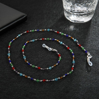 Skyrim Boho divat női színes gyöngyös szemüvegek láncok fém szemüvegtartók zsinór nyakpánt kötél zsinór napszemüveghez