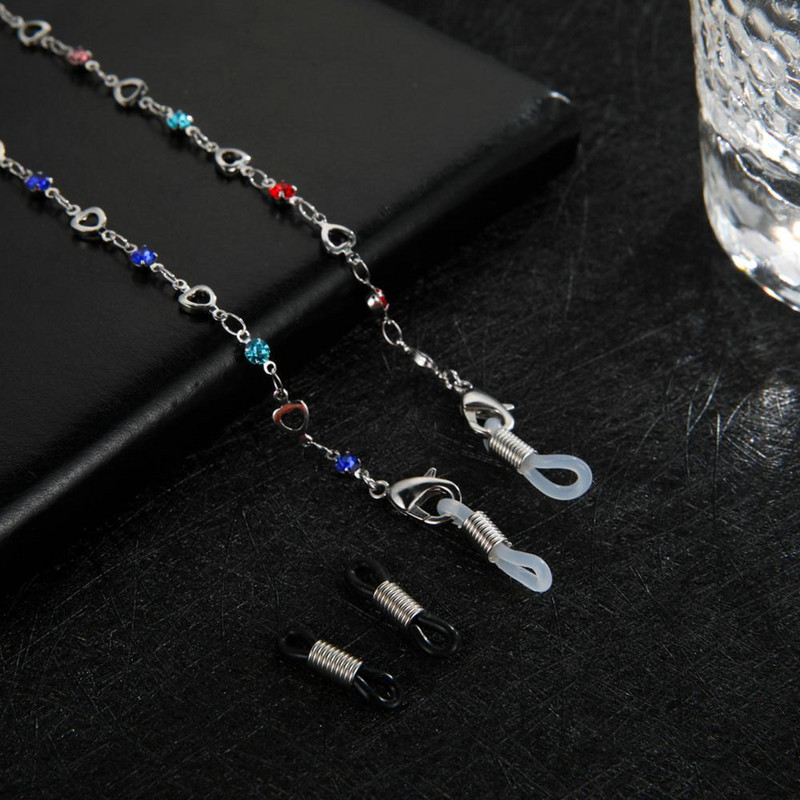 Skyrim Boho divat női színes gyöngyös szemüvegek láncok fém szemüvegtartók zsinór nyakpánt kötél zsinór napszemüveghez