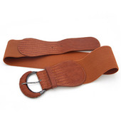 1 buc. Curea lată elastică pentru femei, accesorii pentru centuri pentru rochie, corset elastic elastic, cu cataramă metalică în talie